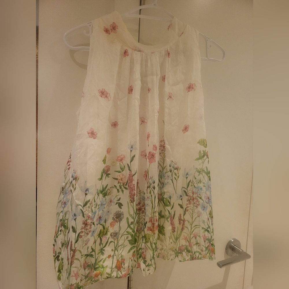 Floral Sleeveless Top